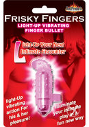 Frisky Finger Light Up Finger Massager - Magenta