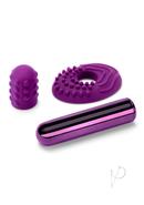 Le Wand Bullet Rechargeable Vibrator With Textured Silicone...