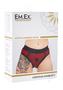 Em. Ex. Active Harness Wear Contour Harness Briefs - Small - Red