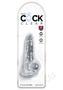 King Cock Clear Dildo With Balls 4in - Clear